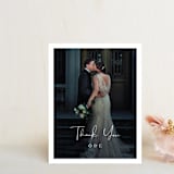 "In Love" - Wedding Thank You Postcards in Ink by Carolyn MacLaren - Front