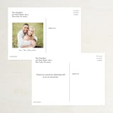 "In Love" - Wedding Thank You Postcards in Ink by Carolyn MacLaren - Back of Card