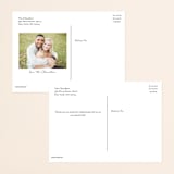 "Botanical Ring" - Wedding Thank You Postcards in Ivory by Susan Moyal - Back of Card