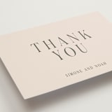 "Fero" - Wedding Thank You Postcards in Blush by Pati Cascino - Detail
