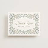 "Wild Flora" - Wedding Thank You Postcards in Meadow by Kristen Smith - Front