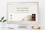 "Classic Type" - Wedding Thank You Postcards in Mocha by Melissa Egan of Pistols - FREE Wedding Website