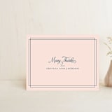 "Chic Gala" - Wedding Thank You Postcards in Cotton Candy by Kimberly FitzSimons - Front