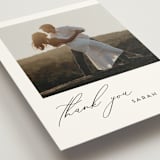 "the script" - Wedding Thank You Postcards in Tuxedo by Genna Blackburn - Detail