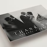 "The Space Between" - Wedding Thank You Postcards in Sugar by Jessica Williams - Detail