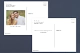 "Love Actually" - Wedding Thank You Postcards in Onyx by Design Lotus - Back of Card