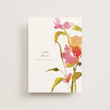 "colorwash floral" - Wedding Thank You Postcards in Blossom by Angela Marzuki - Front