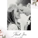 "Fancifully" - Wedding Thank You Postcards in Dust Mauve by Everett Paper Goods - Detail