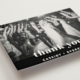 "Key Ingredients" - Wedding Thank You Postcards in Cotton by Christie Garcia - Detail