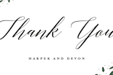 "Floral Wreath" - Wedding Thank You Postcards in Fresh by Kelly Schmidt - Detail