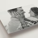 "Cielo" - Wedding Thank You Postcards in Ecru by Anna Elder - Detail