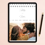 "Cielo" - Wedding Thank You Postcards in Ecru by Anna Elder - FREE Wedding Website