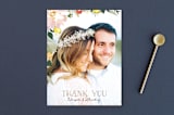 "Spring Blooms" - Wedding Thank You Postcards in Blush by Susan Moyal - Front