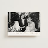 "Overlap" - Wedding Thank You Postcards in Terracotta by Kelly Schmidt - Front