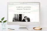 "Fresh Monogram" - Wedding Thank You Postcards in Latte by Lauren Chism - FREE Wedding Website