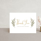 "Summer Love" - Wedding Thank You Postcards in Sunflower by Wildfield Paper Co - Front