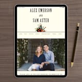 "Vintage Garden Invite" - Wedding Thank You Postcards in Vintage Beige by Alisa Wismer - FREE Wedding Website