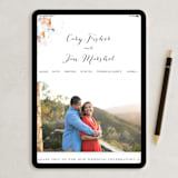 "Petale" - Wedding Thank You Postcards in Blush by Kelly Ventura - FREE Wedding Website