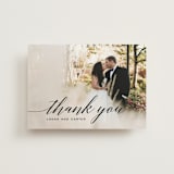 "Someone Like You" - Wedding Thank You Postcards in Tuxedo by Design Lotus - Front