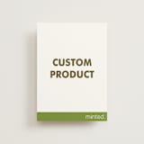 "Portrait" - Wedding Thank You Postcards in Charcoal by Minted - Front