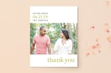 "float + celebrate" - Wedding Thank You Postcards in Celery by Float Paperie - Front