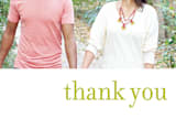 "float + celebrate" - Wedding Thank You Postcards in Celery by Float Paperie - Detail