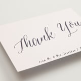 "Garden Lights" - Wedding Thank You Postcards in Plum by Hooray Creative - Detail