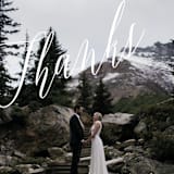 "Signed" - Wedding Thank You Postcards in Pearl by Roxy Cervantes - Detail