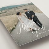 "Nothing Compares To You" - Wedding Thank You Postcards in Cream by Design Lotus - Detail