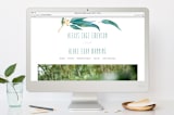 "Eucalyptus Leaves" - Wedding Thank You Postcards in Eucalyptus by Shannon Chen of Four Wet Feet Studio - FREE Wedding Website