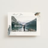 "Grand Escape" - Wedding Thank You Postcards in Stone by Petra Kern - Front