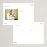 "Bright & Green" - Wedding Thank You Postcards in Spring by Amanda Day - Back of Card