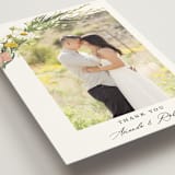 "Organic Florals" - Wedding Thank You Postcards in Blush by Susan Moyal - Detail