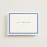 "Montauk" - Wedding Thank You Postcards in Blue Bell by Megan Davis - Front