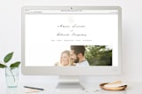 "Monogram Circle Stamp" - Wedding Thank You Postcards in Antique White by fatfatin - FREE Wedding Website