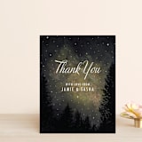 "Starry, Starry Night" - Wedding Thank You Postcards in Shadow by Elly - Front