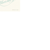 "Winter Flourish" - Wedding Thank You Postcards in Petal Pink by Annie Clark - Detail
