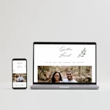 "Pressed Foliage" - Wedding Thank You Postcards in Heather by Stacey Meacham - FREE Wedding Website