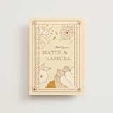 "Nouveau Love" - Wedding Thank You Postcards in Umber by Morgan Ramberg - Front