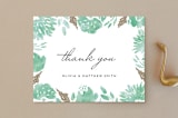 "Watercolor Delight" - Wedding Thank You Postcards in Aqua by Petra Kern - Front