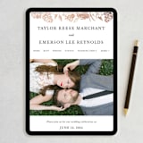 "Inked" - Wedding Thank You Postcards in Honey Bee by GeekInk Design - FREE Wedding Website