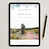 "Big Blooms" - Wedding Thank You Postcards in Dew by Grace Kreinbrink - FREE Wedding Website
