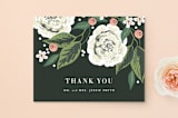 "Climbing Rose" - Wedding Thank You Postcards in Leaf by Alethea and Ruth - Front