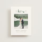 "Blue Ridge" - Wedding Thank You Postcards in Pine by Amy Kross - Front