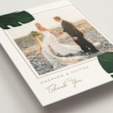 "Palm" - Wedding Thank You Postcards in Classic Palm by Kaydi Bishop - Detail