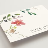 "Spring Wildflowers" - Wedding Thank You Postcards in Floral by Mere Paper - Detail