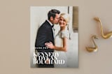 "The Minimalist" - Wedding Thank You Postcards in Pearl by Kelly Schmidt - Front