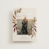 "botanical portrait" - Wedding Thank You Postcards in Leather by Kate Ahn - Front