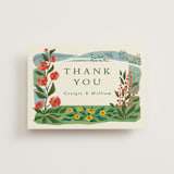"Farm and Field" - Wedding Thank You Postcards in Barn by Paper Sun Studio - Front