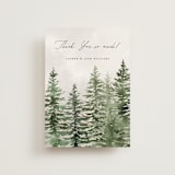 "montagna" - Wedding Thank You Postcards in Forest by Petra Kern - Front
